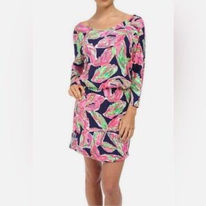 Lilly Pulitzer Cara in the Vias Floral Printed Dolman Sleeve Blouson
Dress Sz XS